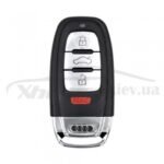 Cheie Audi 315MHZ 3 butoane + PANIC Non Keyless KYDZ cu lamelă HU-HAA / HU66